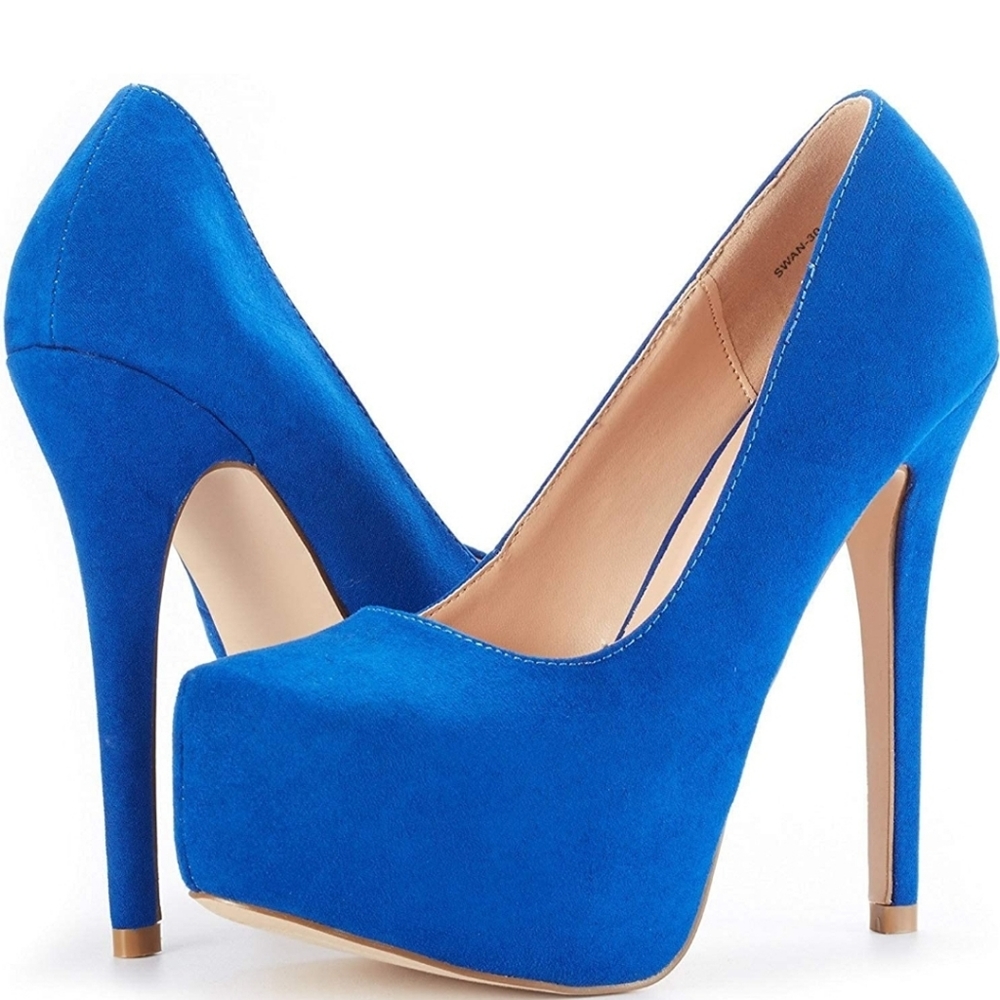 COPY - Women's Swan-30 High Heel Plaform Dress Pump Shoes